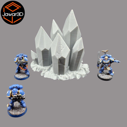 Crystal Cluster - 28mm Wargaming Scatter Terrain Scenery Tabletop Miniature - Only-Games