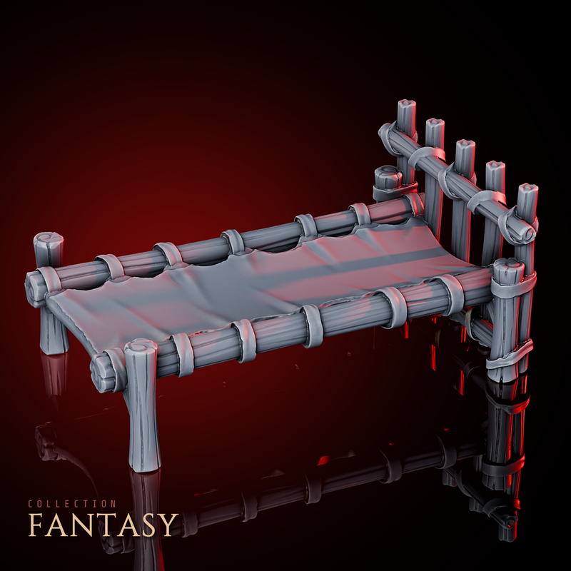 Medieval Bed - Only-Games