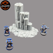 Crystal Formation - 28mm Wargaming Scatter Terrain Scenery Tabletop Miniature - Only-Games