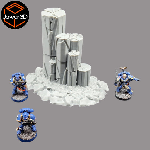 Crystal Formation - 28mm Wargaming Scatter Terrain Scenery Tabletop Miniature - Only-Games