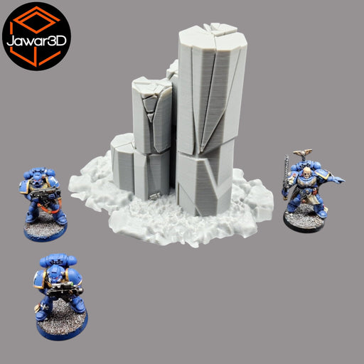 Crystal Formation - 28mm Wargaming Scatter Terrain Scenery Tabletop Miniature - Only-Games