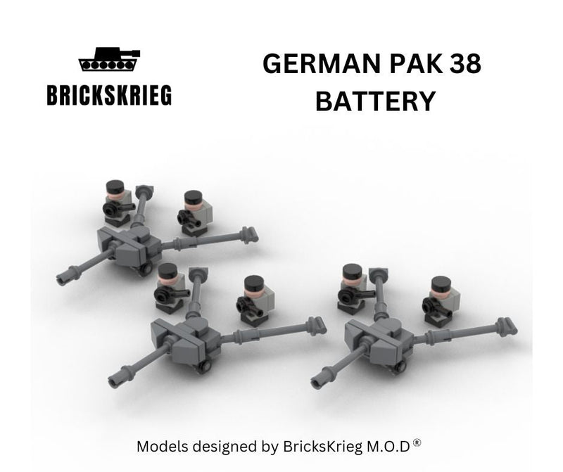 German PAK 38 Anti Tank Battery - Only-Games
