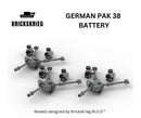 German PAK 38 Anti Tank Battery