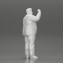 Fat Business Man Writing on White Board - Only-Games