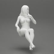 Sexy Woman in swimsuit Sitting - Only-Games