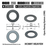 Round Bases Size Converters Round to Round 3d Print Full Range - Only-Games
