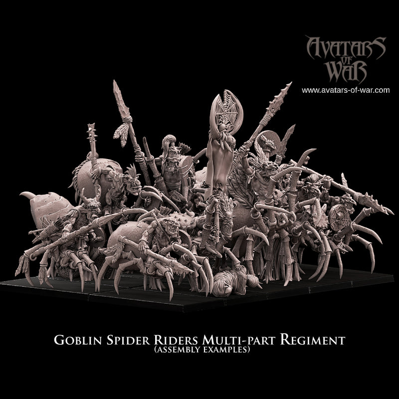 Goblin Spider riders multi-part regiment