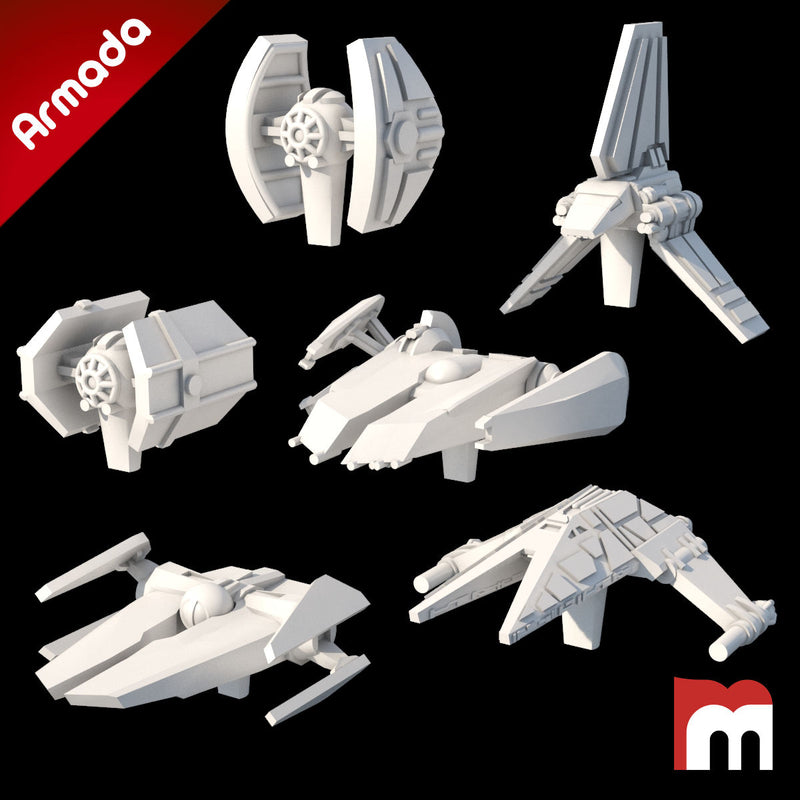 (Armada) Imperial Dark Side Ship Set