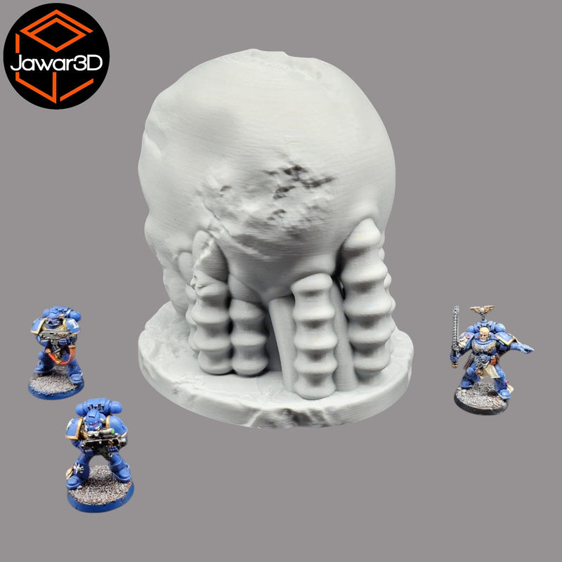 Head Statue - 28mm Wargaming Scatter Terrain Scenery Tabletop Miniature - Only-Games