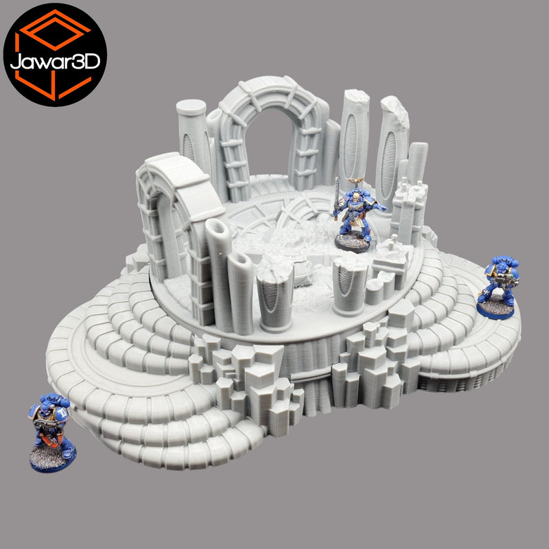 Thrax Ruins - 28mm Wargaming Scatter Terrain Scenery Tabletop Miniature - Only-Games