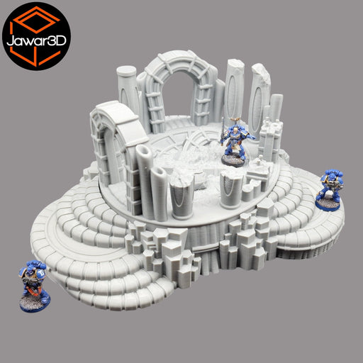 Thrax Ruins - 28mm Wargaming Scatter Terrain Scenery Tabletop Miniature - Only-Games