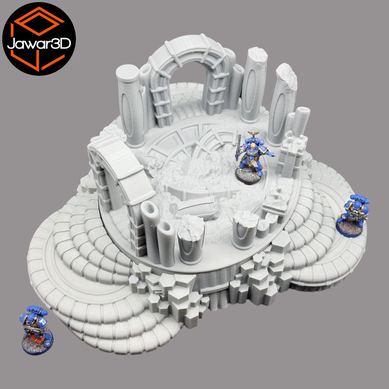 Thrax Ruins - 28mm Wargaming Scatter Terrain Scenery Tabletop Miniature - Only-Games