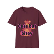 Cute But Bitey Unisex Softstyle T-Shirt - Only-Games