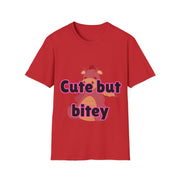 Cute But Bitey Unisex Softstyle T-Shirt - Only-Games