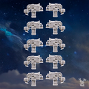 White Fangs Hunters Pistols Set x10 - Only-Games