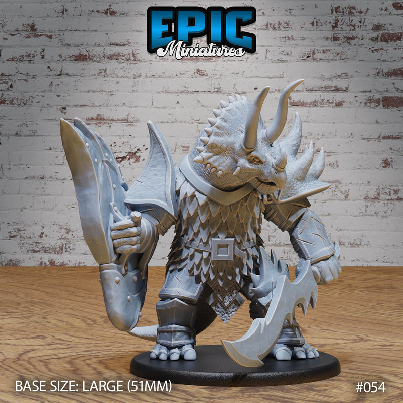 Triceratops Folk Warrior Set