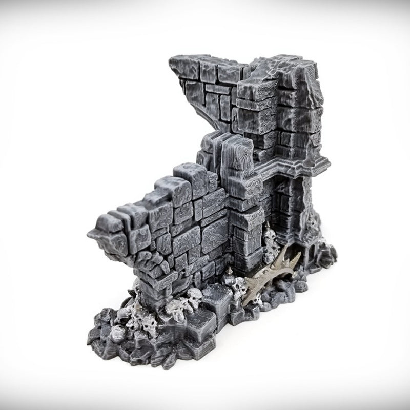 Grand Arch - Half Arch Doorway: Ancient Ruins GRIMDARK Terrain Set - Only-Games