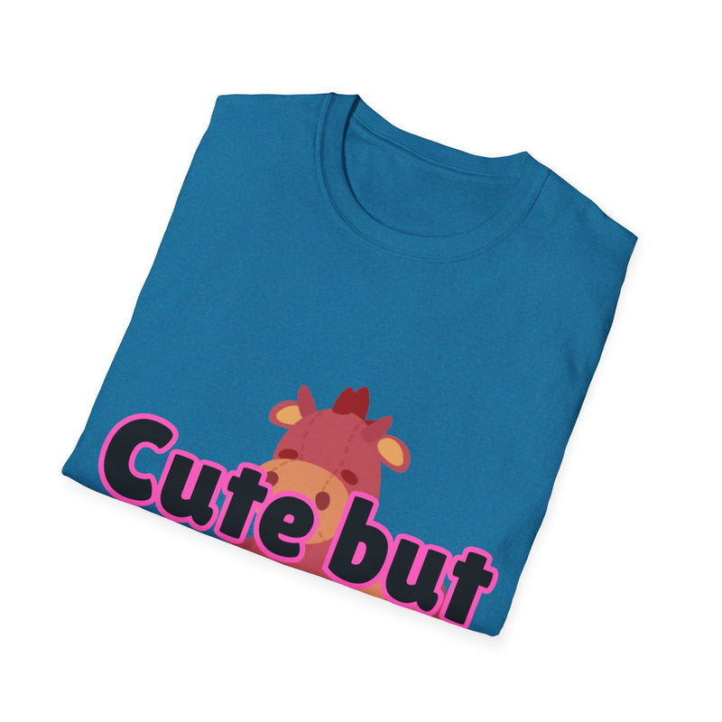 Cute But Bitey Unisex Softstyle T-Shirt - Only-Games