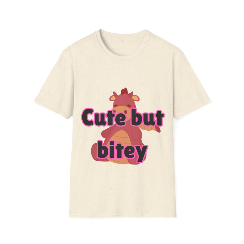 Cute But Bitey Unisex Softstyle T-Shirt - Only-Games
