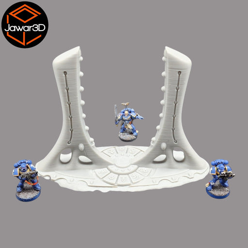 Draxus Gate - 28mm Wargaming Scatter Terrain Scenery Tabletop Miniature - Only-Games