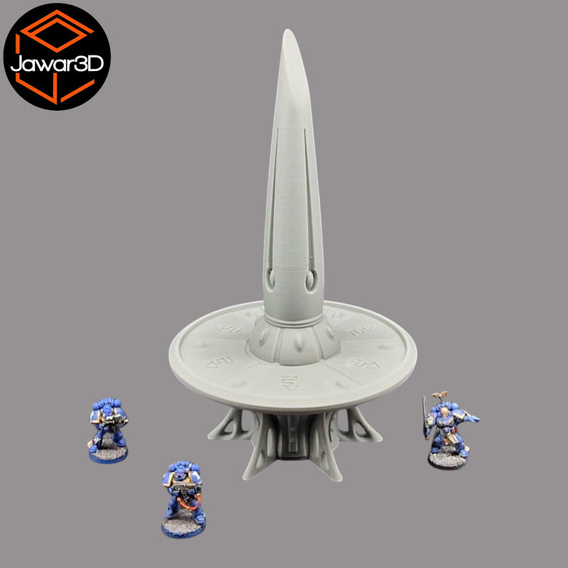 Draxus Post - 28mm Wargaming Scatter Terrain Scenery Tabletop Miniature - Only-Games