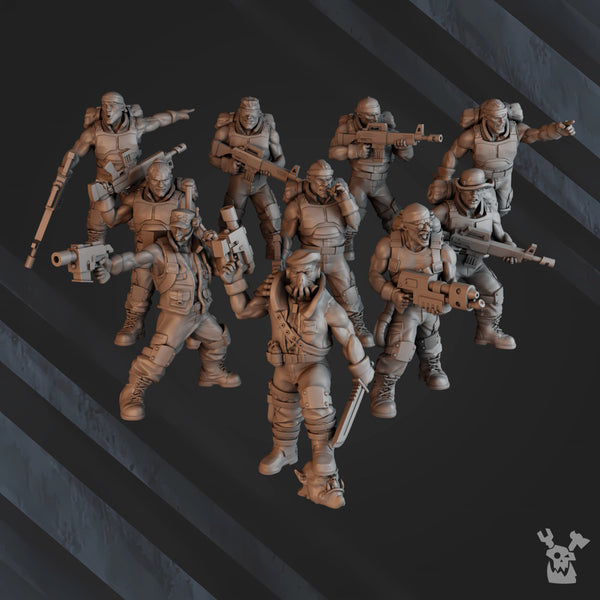 Green Hell Division Infantry Squad x10