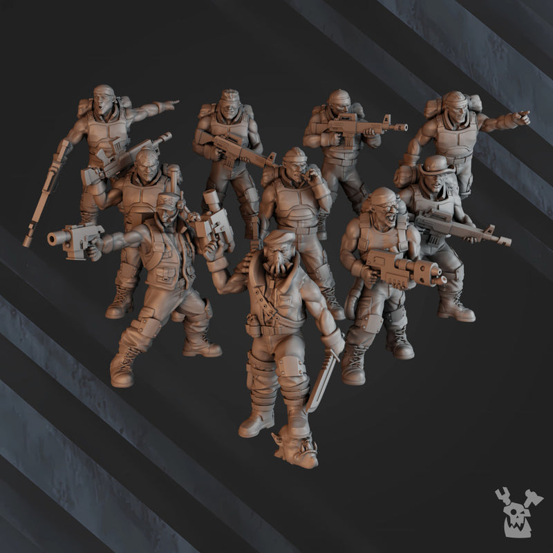 Green Hell Division Infantry Squad x10