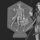 Sylas Holt Rumplestash ( Human - Artificer ) Grey