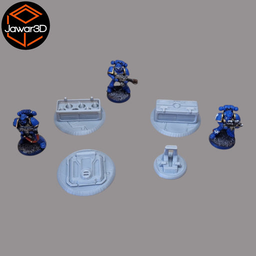 Objective Markers x4 - 28mm Wargaming Scatter Terrain Scenery Tabletop Miniature - Only-Games