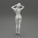 Sexy girl posing in sexy one piece - Only-Games