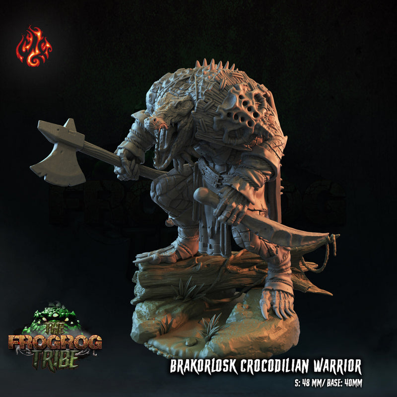 Brakorlosk the Crocodilian Warrior - Only-Games