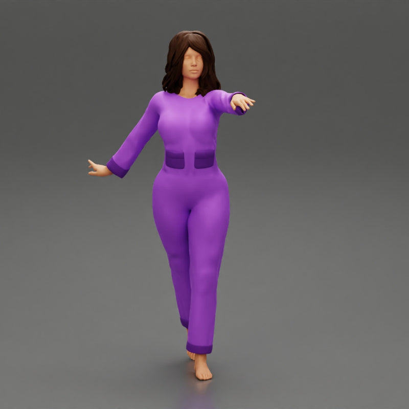 Beautiful Young Woman Wearing Onesie - Only-Games