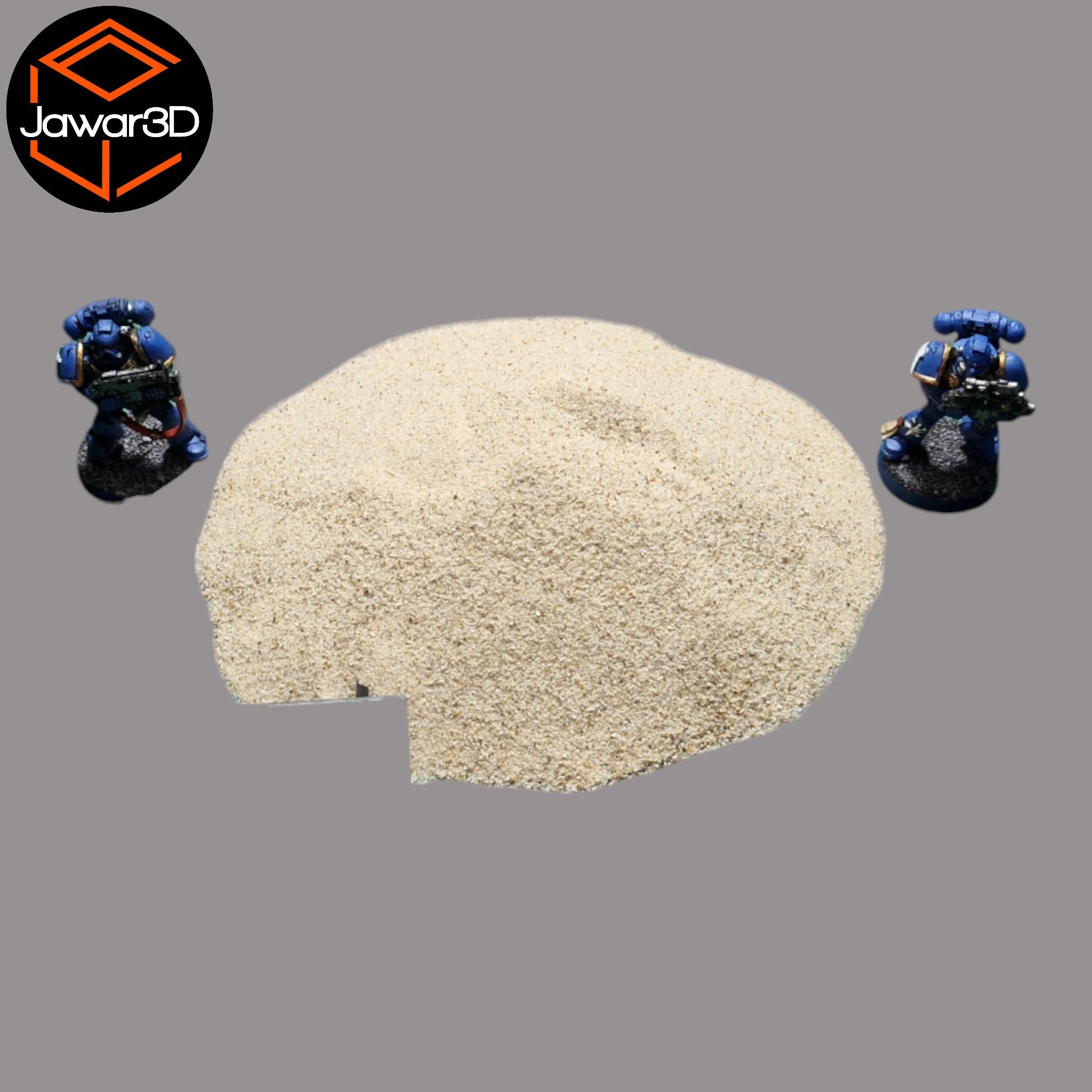 Fine modeling sand for basing miniatures and terrain scenery wargaming