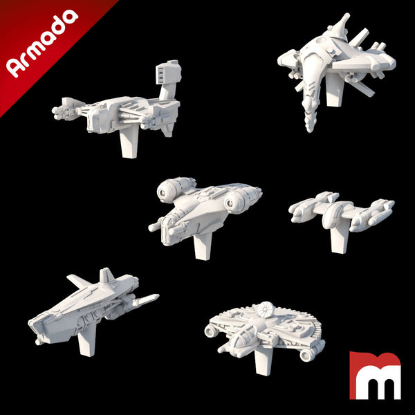 (Armada) Bounty Hunters Ship Set II