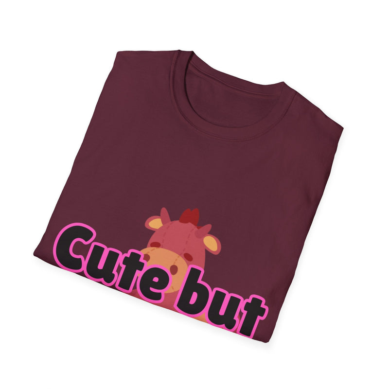 Cute But Bitey Unisex Softstyle T-Shirt - Only-Games