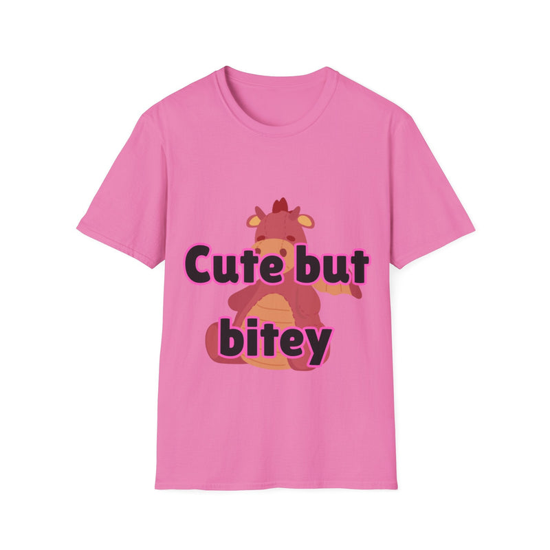 Cute But Bitey Unisex Softstyle T-Shirt - Only-Games