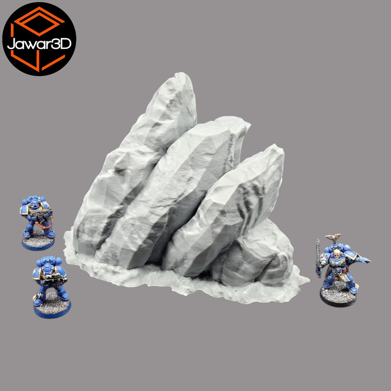 Irix Rock - 28mm Wargaming Scatter Terrain Scenery Tabletop Miniature - Only-Games