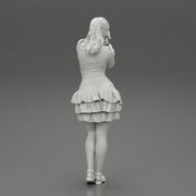 Woman posing wearing Fashion model in beauty dress - Only-Games