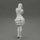 Woman posing wearing Fashion model in beauty dress - Only-Games