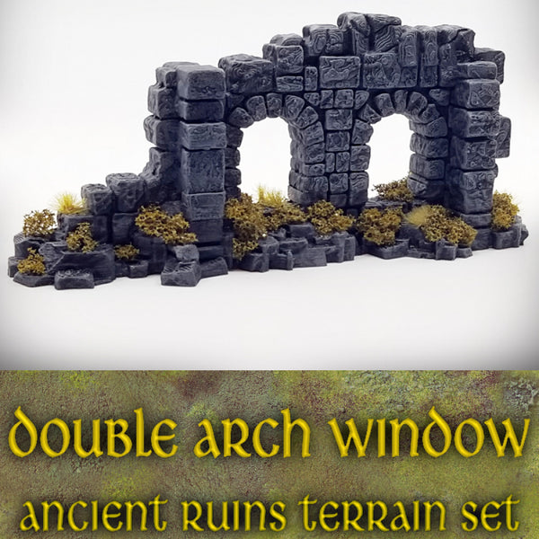 Double Arch Window: Ancient Ruins Terrain Set - Only-Games