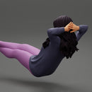 Sexy girl  sitting on a chair with her legs on the table - Only-Games