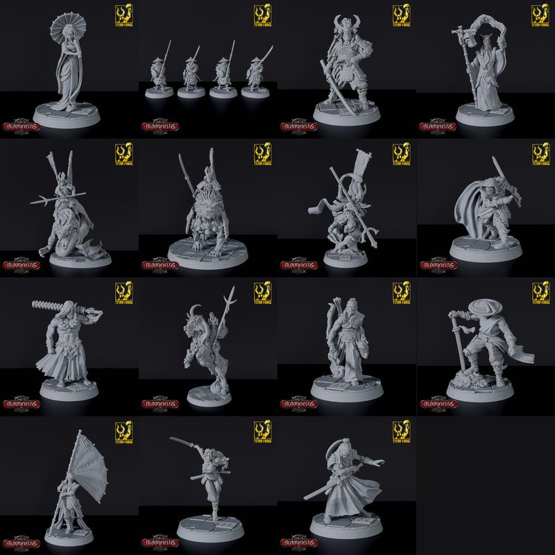 Forgotten Empire - Mega Deal - 31 Miniatures - Bloodfields Army