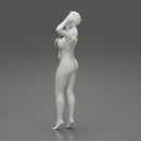 Sexy girl posing in sexy one piece - Only-Games