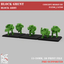 [Block Army] Block Grunts x20 - Only-Games