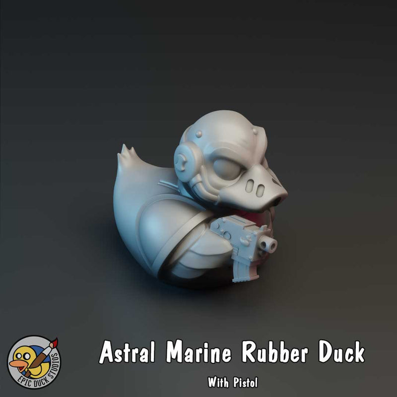 Astral Marine Rubber Duck with Pistol - Space Warrior Proxy