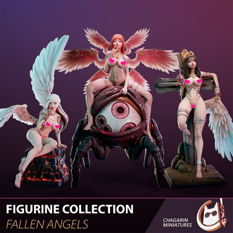 FALLEN ANGELS / 3 PIECES