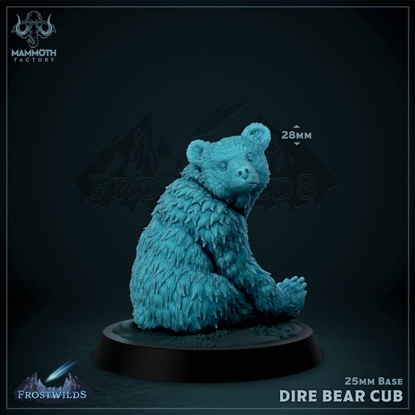 Dire Bear Cub (sitting) - Only-Games