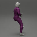 Biker man in helmet on a motorcycle stopped - Only-Games