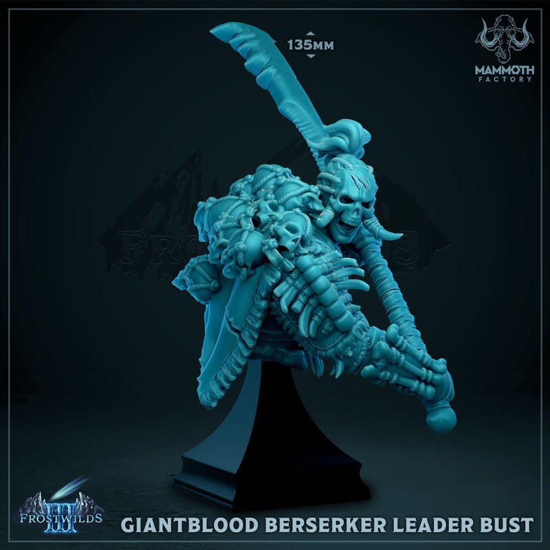 Giantblood Berserker Leader Artist's Painters Bust