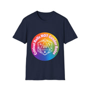 Critical Rolls NOT Gender Roles Unisex Softstyle T-Shirt - Only-Games